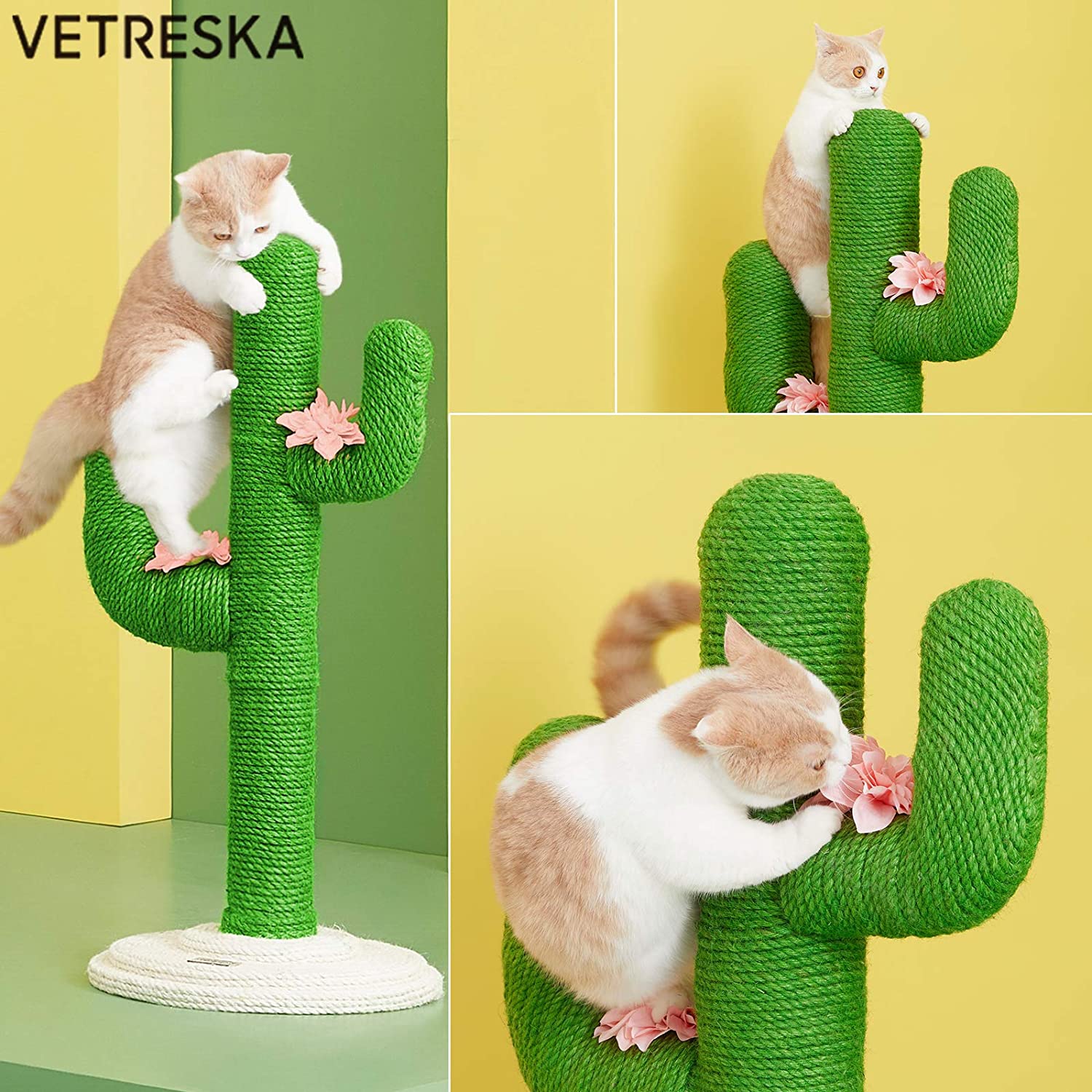 VETRESKA ヴェトレスカ 猫用爪とぎ サボテン グリーン | Maggie & Peter